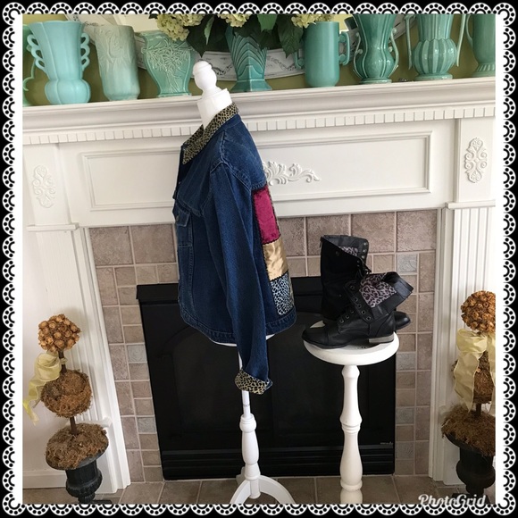 ASAPO Jean jacket, NWT size L - Picture 2 of 6